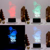Shop Sparkling Snowman Black Base LED Lamp