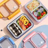 Gift Spill-Proof 2 Grid Lunch Box - Assorted - Single Piece