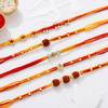 Gift Spiritual Ties - Rakhis With Sweets