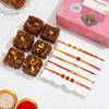 Spiritual Ties - Rakhis With Sweets Online