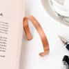 Splendid Enigma - Personalized Men's Cuff Bracelet - Rose Gold