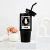 Gift Spooky Chic Personalized Halloween Tumbler With Straw