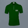 Stay Weird Polo T-shirt - Green