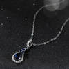 Buy Sterling Silver Sapphire Pendant