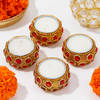 Buy Stone Studded Tea-light Candle Set
