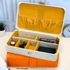 Storage Box - 6 Compartments - Leather - Single Piece Online
