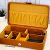 Storage Box - 6 Compartments - Leather - Single Piece Online