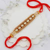 Stylish Salma Work With Pearl Rakhi