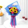 Gift Sunflower & Pink Rose Bouquet