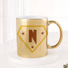 Gift Super Papa Personalized Metallic Gold Mug