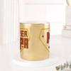 Buy Super Papa Personalized Metallic Gold Mug
