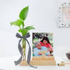 Superdad Personalized Photo Stand With Money Plant