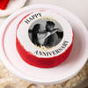 Gift Sweet Anniversary Personalized Red Velvet Cake