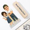 Gift Sweet Siblings Personalized Caricature