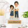 Sweet Siblings Personalized Caricature Online
