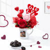 Shop Sweet Surprises Personalized Floral Mug Arrangement