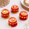Tea-light Candles with Platters