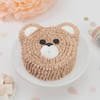 Teddy Bear Cream Cake Eggless (1 Kg)