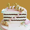 Teddy Bear Pink Half Year Birthday Cake (1.5 kg)