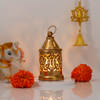 Gift Temple Shaped Tea Light Holder With Candle