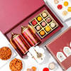 Tempting Delight Bhaiya Bhabhi Rajwada Rakhi Hamper