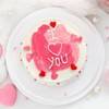 Buy Tempting I Love You Cake (1 Kg)