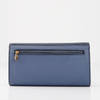 Shop Textured Two-Fold Women's Wallet - Sapphire Blue