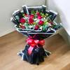The Elegant Red Rose Bouquet
