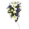 The sky is blue and white -funeral arrangement