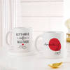 Gift Together Forever Personalized Couple Mugs - Set Of 2