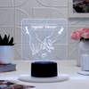 Gift Together Forever Personalized LED Lamp - Black Base