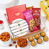 Traditional Kundan Rakhi Hamper