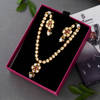 Shop Traditional Kundan Set with Pearl Drops