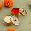 Gift Traditional Thali with Kaju Katli
