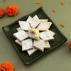 Shop Traditional Thali with Kaju Katli