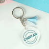 Gift Transparent Personalized Keychain