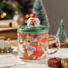 Gift Transparent Santa Mug - Assorted - Single Piece