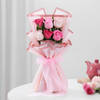 Buy Truffle Delight Cake With Elegant Roses Bouquet