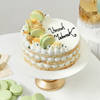 Umrah Mubarak Macaroon Vanilla Cake (Half Kg) Online