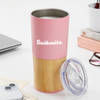 Gift Vacay Mode - Personalized Pink Tumbler For Women