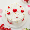 Gift Valentine Bliss Red Velvet Cake (Half Kg)