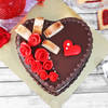 Gift Valentine Roses Chocolate Fondant Cake