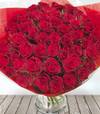 Valentine's Day 50 Red Roses Bouquet Online