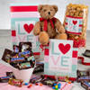 Valentine's Day Chocolate And Teddy Bear Gift Box Online
