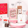 Gift Valentine's Day Gift Hamper - Pendant, Chocolate, Frame