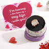 Valentine's Day Rose Gold Finger Watch Combo