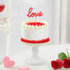 Gift Valentine's Day Rose Slate with Red Velvet Cake