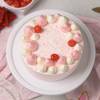 Shop Valentines Pink Romance Strawberry Vanilla Cake (300 Gm)