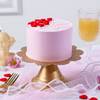 Gift Vanilla Cake with Heart Balloons for Valentine's Day (300g)