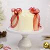 Buy Velvet Ribbon Festive Cake (500 Gm)